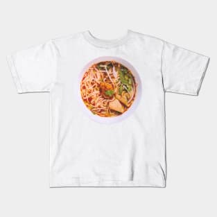 Ramen Soup Photo Art Kids T-Shirt